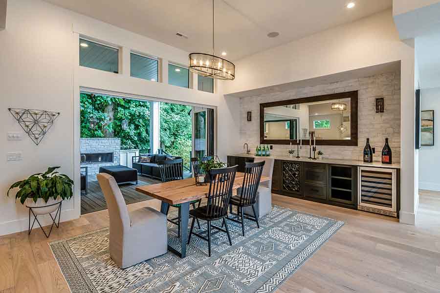 The Whitby Custom Home Dining Room