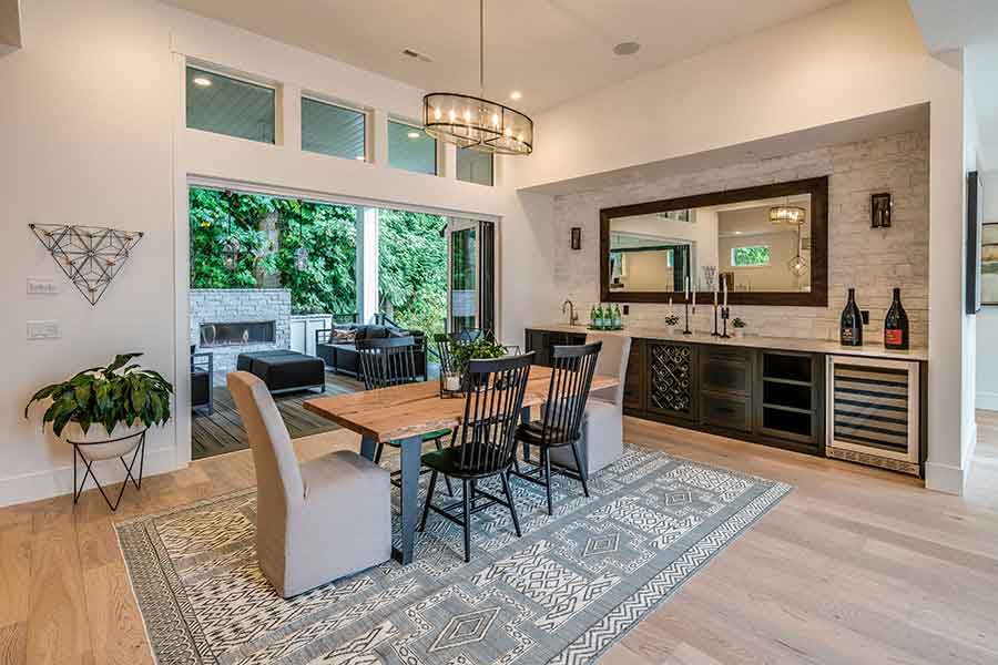 The Whitby Custom Home Dining Room