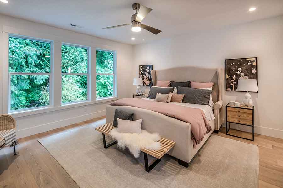 The Whitby Custom Home Bedroom