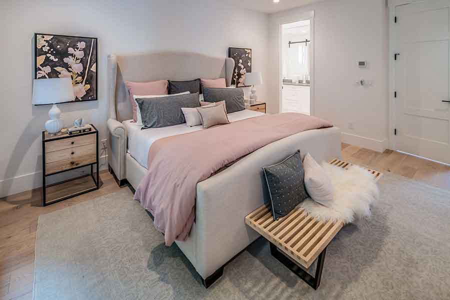 The Whitby Custom Home Bedroom