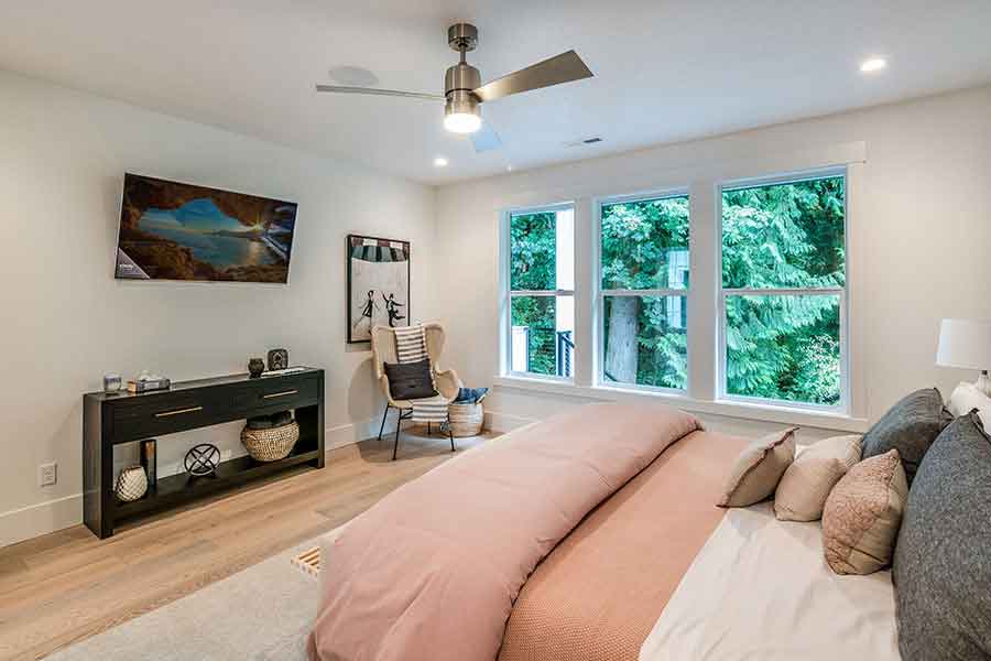 The Whitby Custom Home Bedroom