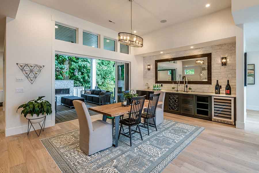 The Whitby Custom Home Dining Room