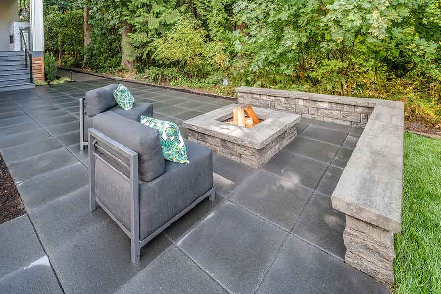 The Whitby Custom Home Back Exterior Porch