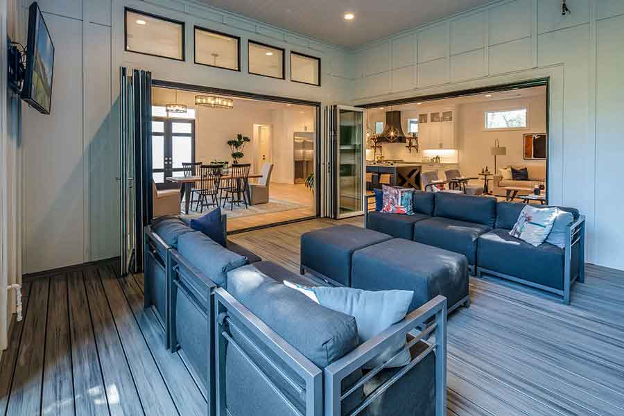 The Whitby Custom Home Back Exterior