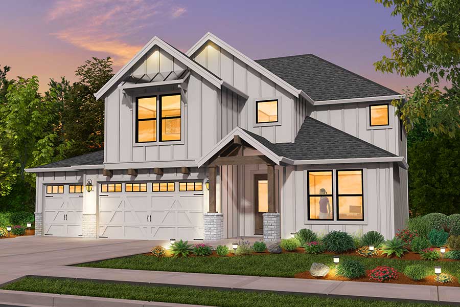 Rendering of the Clearwater home by Generation Homes Northwest