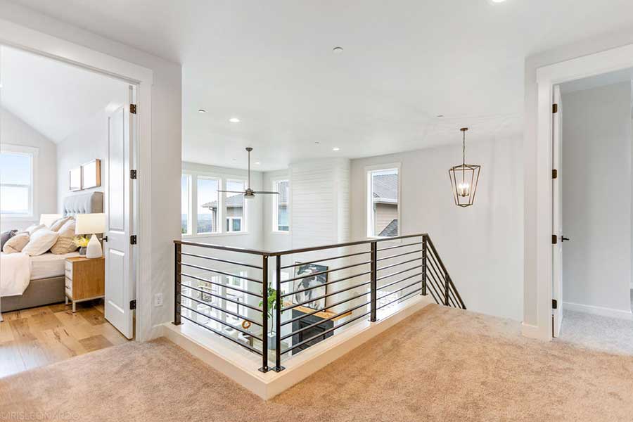 The Lily Custom Home Upper Landing