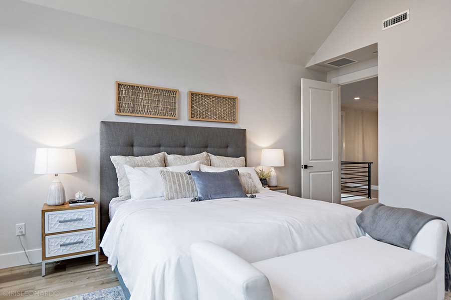 The Lily Custom Home Bedroom