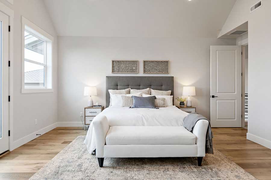 The Lily Custom Home Bedroom