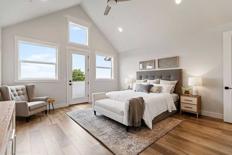 The Lily Custom Home Bedroom