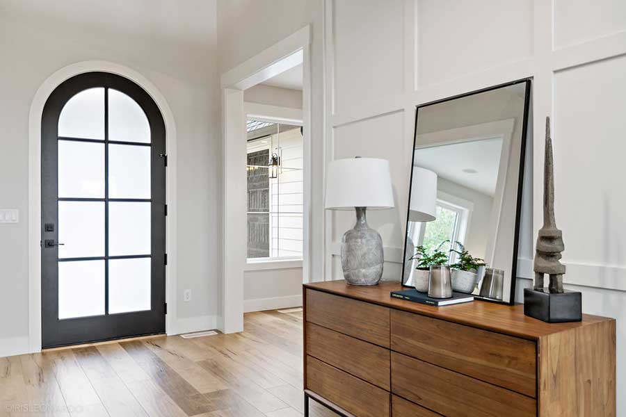 The Lily Custom Home Front Entry