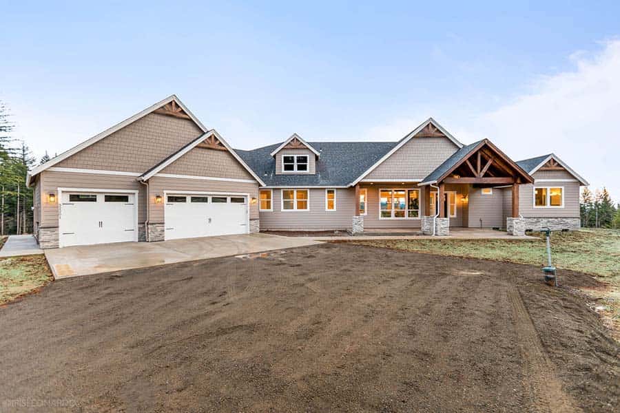 The Hart Custom Home Front Exterior