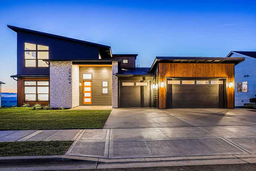 The Colby Custom Home Front Exterior