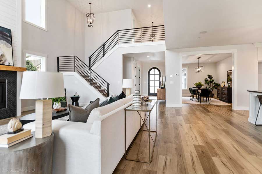 The Lily Custom Home Stairway