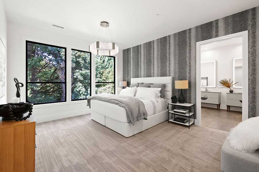 Fusion Oasis Custom Home Bedroom