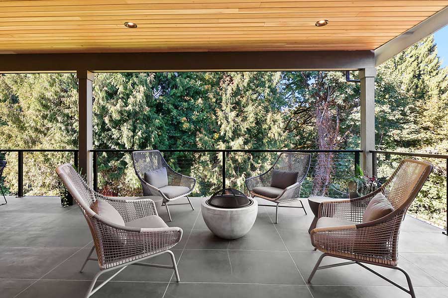 Fusion Oasis Custom Home Upper Deck