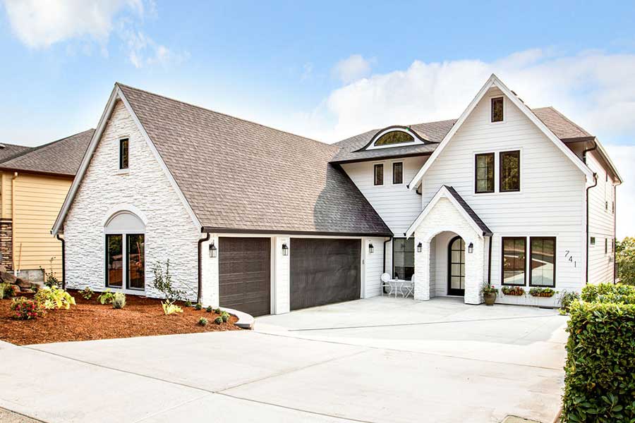 The Lily Custom Home Front Exterior