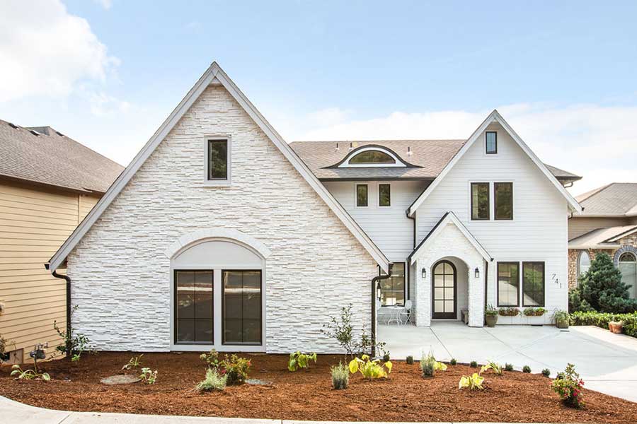 The Lily Custom Home Front Exterior