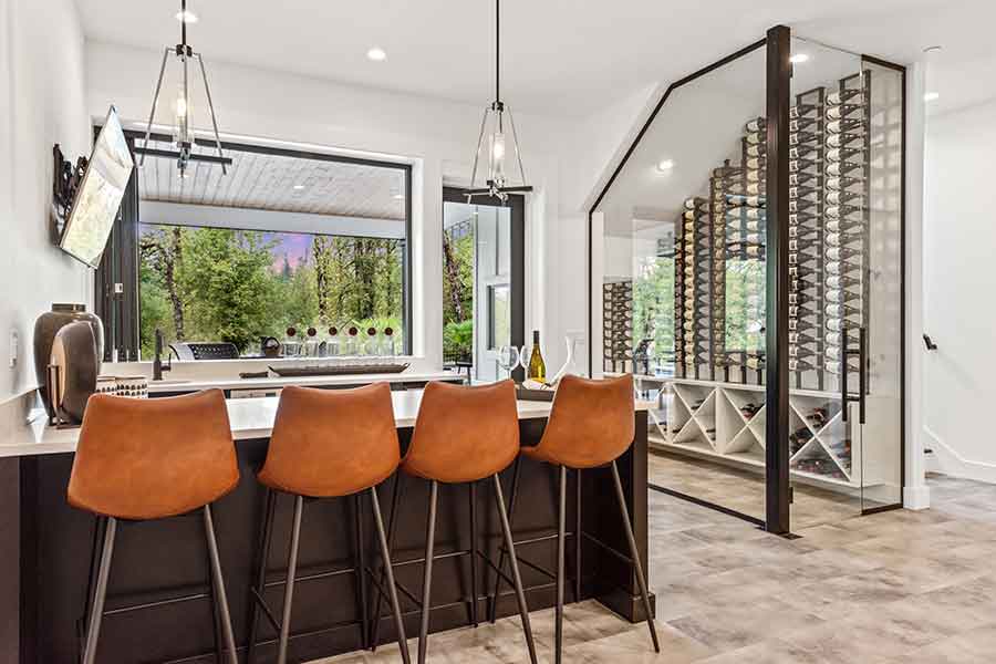 The Madison Custom Home Kitchen Island