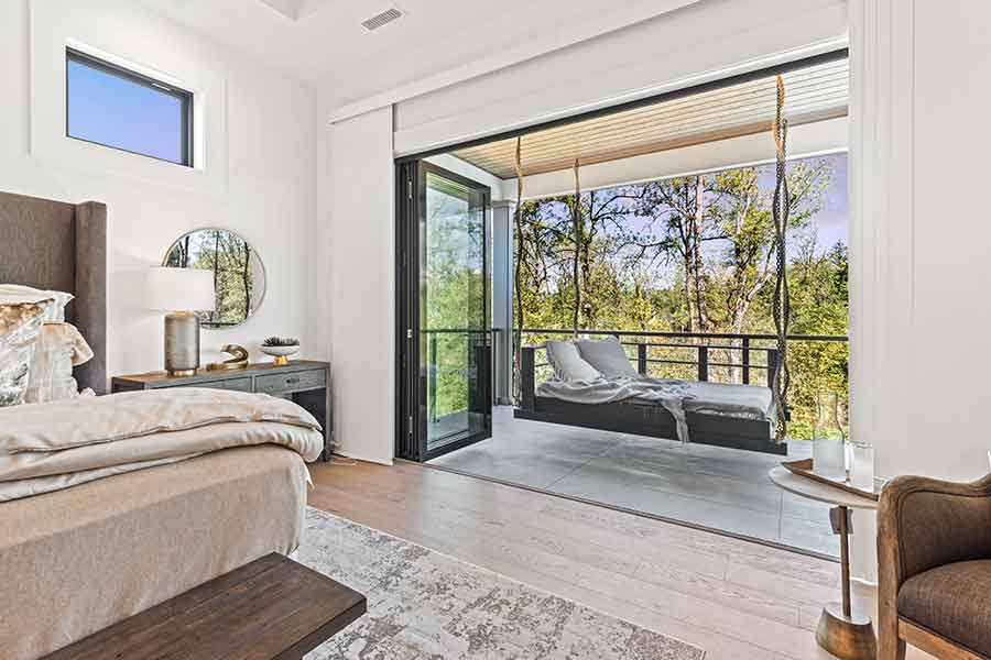 The Madison Custom Home Outdoor Deck