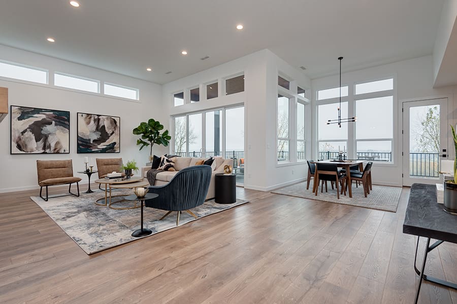 Fusion Oasis Custom Home Design Dining Room